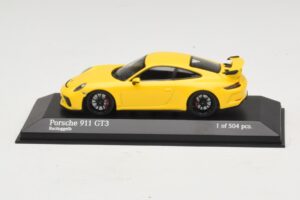 Porsche 911 991.1 GT3 Żółty Minichamps 1:43 410066020 Metal