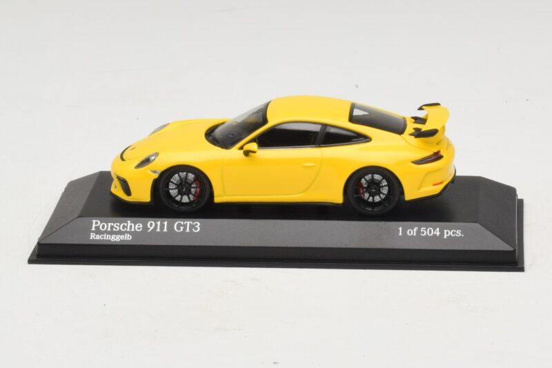 Porsche 911 991.1 GT3 Żółty Minichamps 1:43 410066020 Metal