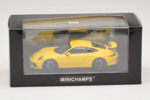 Porsche 911 991.1 GT3 Żółty Minichamps 1:43 410066020 Metal — zdjęcie 5 z 5