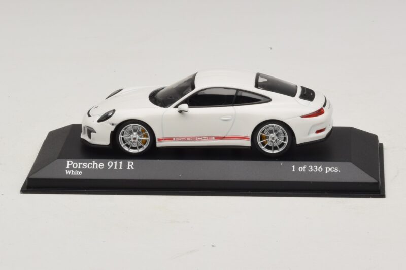 Porsche 911 991.1 R Biały Minichamps 1:43 Porsche 911 991.1 R Biały Minichamps 1:43 410066221 Metal