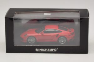 Porsche 911 991.1 Turbo S Czerwony Minichamps 1:43 410067170 Metal — zdjęcie 5 z 5