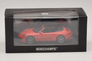 Porsche 911 991.2 Carrera 4 Kabriolet Pomarańczowy Minichamps 1:43 410067231 Metal — zdjęcie 5 z 5
