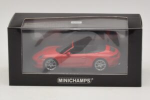 Porsche 911 991.2 Carrera 4 Kabriolet Czerwony Minichamps 1:43 410067230 Metal — zdjęcie 5 z 5