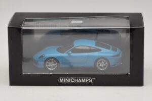 Porsche 911 991.2 Carrera 4S Niebieski Minichamps 1:43 410067242 Metal — zdjęcie 5 z 5