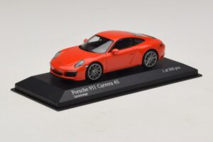 Porsche 911 991.2 Carrera 4S Pomarańczowy Minichamps 1:43 410067241 Metal — zdjęcie 2 z 5