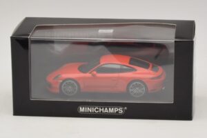 Porsche 911 991.2 Carrera 4S Pomarańczowy Minichamps 1:43 410067241 Metal — zdjęcie 5 z 5