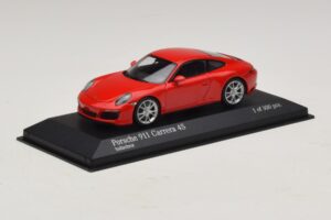 Porsche 911 991.2 Carrera 4S Czerwony Minichamps 1:43 410067240 Metal — zdjęcie 2 z 5