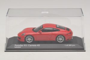 Porsche 911 991.2 Carrera 4S Czerwony Minichamps 1:43 410067240 Metal — zdjęcie 4 z 5