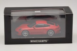 Porsche 911 991.2 Carrera 4S Czerwony Minichamps 1:43 410067240 Metal — zdjęcie 5 z 5