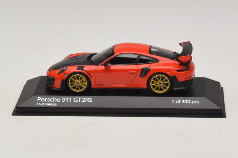 Porsche 911 991.2 GT2 RS Pomarańczowy Minichamps 1:43 410067229 Metal