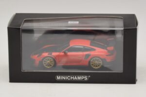 Porsche 911 991.2 GT2 RS Pomarańczowy Minichamps 1:43 410067229 Metal — zdjęcie 5 z 5