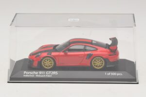 Porsche 911 991.2 GT2 RS Weissach Package Czerwony Minichamps 1:43 410067221 Metal — zdjęcie 4 z 5