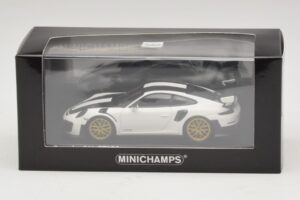 Porsche 911 991.2 GT2 RS Weissach Package Biały Minichamps 1:43 410067222 Metal — zdjęcie 5 z 5