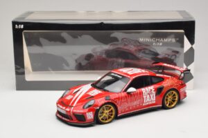 Porsche 911 991.2 GT3 RS GerSpeed Race Taxi Minichamps 1:18 155068227 Metal — zdjęcie 6 z 6