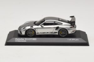 Porsche 911 991.2 GT3 RS Srebrny Minichamps 1:43 410067020 Metal