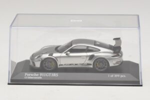 Porsche 911 991.2 GT3 RS Srebrny Minichamps 1:43 410067020 Metal — zdjęcie 4 z 5