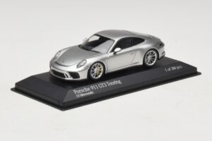 Porsche 911 991.2 GT3 Touring Srebrny Minichamps 1:43 410067422 Metal — zdjęcie 2 z 5