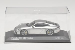 Porsche 911 991.2 GT3 Touring Srebrny Minichamps 1:43 410067422 Metal — zdjęcie 4 z 5