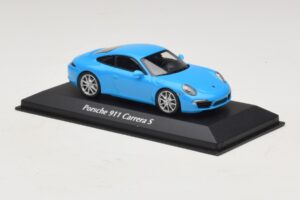 Porsche 911 991 Carrera S Niebieski Maxichamps 1:43 940060220 Metal — zdjęcie 3 z 5