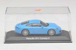 Porsche 911 991 Carrera S Niebieski Maxichamps 1:43 940060220 Metal — zdjęcie 4 z 5