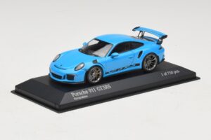 Porsche 911 991 GT3 RS Niebieski Minichamps 1:43 410063222 Metal — zdjęcie 2 z 5