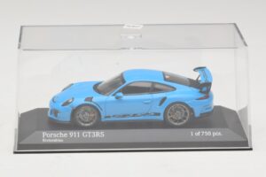 Porsche 911 991 GT3 RS Niebieski Minichamps 1:43 410063222 Metal — zdjęcie 4 z 5