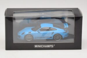 Porsche 911 991 GT3 RS Niebieski Minichamps 1:43 410063222 Metal — zdjęcie 5 z 5
