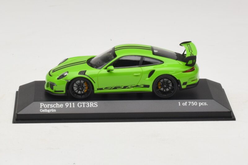 Porsche 911 991 GT3 RS Zielony Minichamps 1:43 410063224 Metal