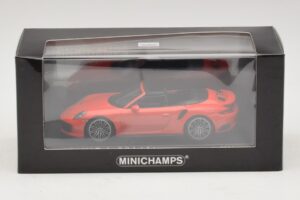 Porsche 911 991 Turbo S Kabriolet Pomarańczowy Minichamps 1:43 410067181 Metal — zdjęcie 5 z 5