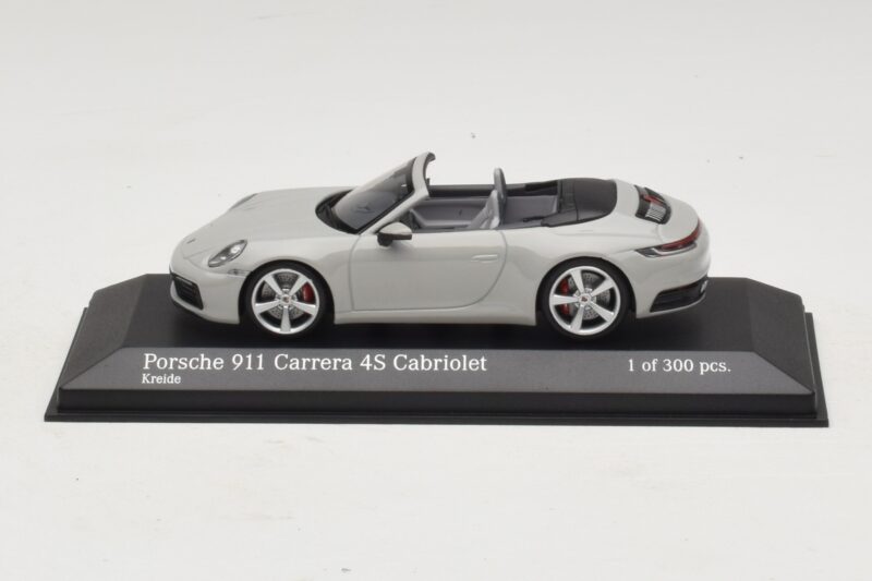Porsche 911 992 Carrera 4S Kabriolet Szary Minichamps 1:43 410069331 Metal