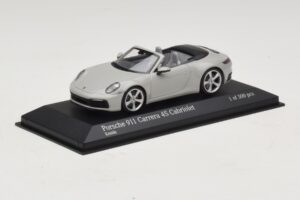 Porsche 911 992 Carrera 4S Kabriolet Szary Minichamps 1:43 410069331 Metal — zdjęcie 2 z 5