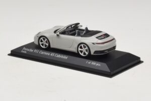 Porsche 911 992 Carrera 4S Kabriolet Szary Minichamps 1:43 410069331 Metal — zdjęcie 3 z 5