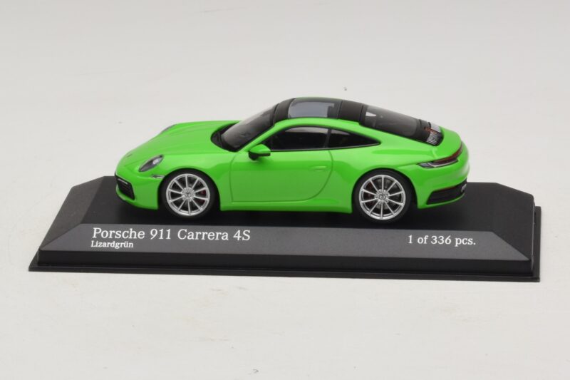 Porsche 911 992 Carrera 4S Zielony Minichamps 1:43 410069322 Metal