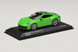 Porsche 911 992 Carrera 4S Zielony Minichamps 1:43 410069322 Metal — zdjęcie 2 z 5