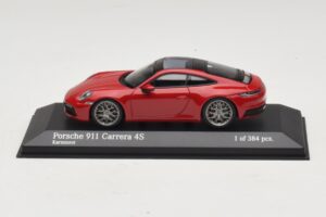 Porsche 911 992 Carrera 4S Czerwony Minichamps 1:43 410069321 Metal