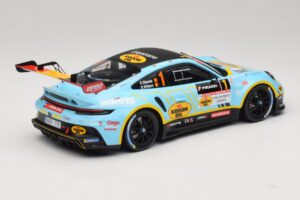 Porsche 911 992 Rally GT #1 C. Cherain / D. Withers Rallye de Wallonie 2025 IXO 1:18 18RMC254 Metal — zdjęcie 2 z 6