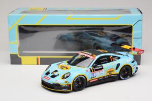 Porsche 911 992 Rally GT #1 C. Cherain / D. Withers Rallye de Wallonie 2025 IXO 1:18 18RMC254 Metal — zdjęcie 6 z 6
