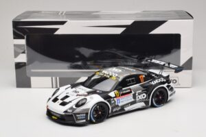 Porsche 911 992 Rally GT #17 C. De Cecco / J. Humblet Rallye de Wallonie 2025 IXO 1:18 18RMC255 Metal — zdjęcie 6 z 6