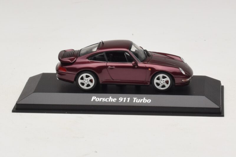 Porsche 911 993 Turbo Czerwony Metalik Maxichamps 1:43 940069200 Metal