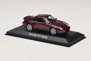 Porsche 911 993 Turbo Czerwony Metalik Maxichamps 1:43 940069200 Metal — zdjęcie 3 z 5