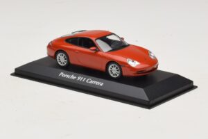 Porsche 911 996 Carrera Orange Metallic Maxichamps 1:43 940061021 Metal — zdjęcie 3 z 5