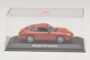 Porsche 911 996 Carrera Orange Metallic Maxichamps 1:43 940061021 Metal — zdjęcie 4 z 5