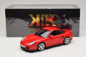 Porsche 911 996 Turbo Czerwony KK-Scale 1:18 KKDC181474 Metal — zdjęcie 6 z 6