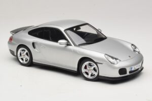 Porsche 911 996 Turbo Srebrny KK-Scale 1:18 KKDC181471 Metal — zdjęcie 4 z 6