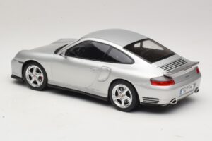 Porsche 911 996 Turbo Srebrny KK-Scale 1:18 KKDC181471 Metal — zdjęcie 5 z 6