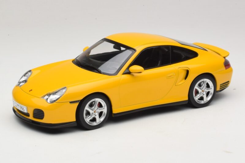 Porsche 911 996 Turbo Żółty KK-Scale 1:18 KKDC181473 Metal