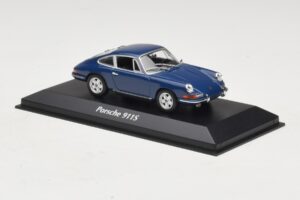 Porsche 911S Niebieski Maxichamps 1:43 940067121 Metal — zdjęcie 3 z 5