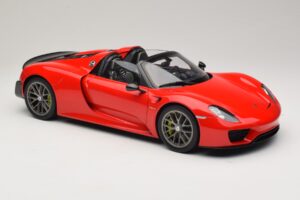 Porsche 918 Spyder Weissach Package Guards Red AUTOart 1:12 12122 Metal — zdjęcie 6 z 8