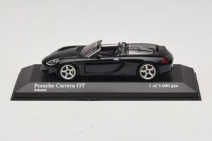 Porsche Carrera GT Czarny Minichamps 1:43 430060230 Metal