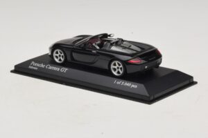 Porsche Carrera GT Czarny Minichamps 1:43 430060230 Metal — zdjęcie 3 z 5
